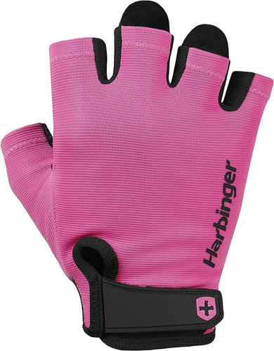 Guante Power Gloves Gym Dama Rosado Harbinger Sport