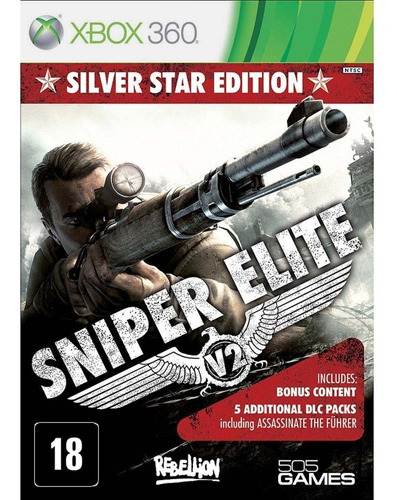 Sniper Elite V2 Silver Star Ed. (mídia Física) Xbox 360 Novo