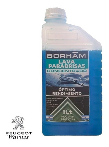 Liquido Lavaparabrisas Borham Para Peugeot 406 - 2001