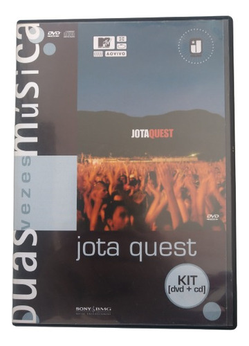 Kit Jota Quest - Duas Vezes Música / Mtv Ao Vivo / Dvd + Cd