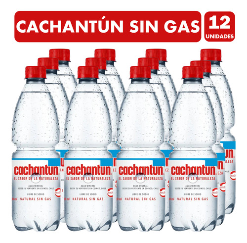 Cachantún - Agua Mineral Sin Gas (pack De 12 Botellas)