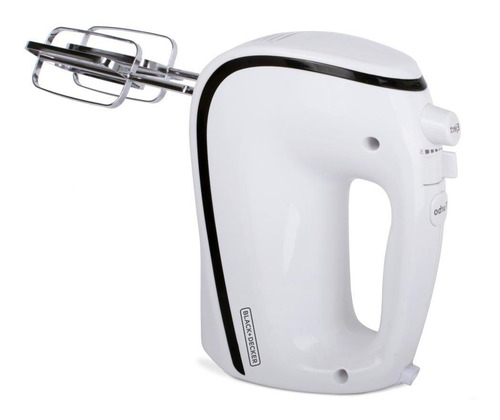 Imagen 5 de 9 de Batidora de mano Black+Decker MX1002 blanca 220 V