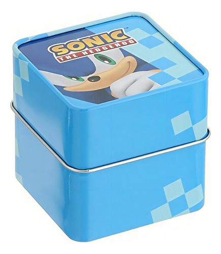 Reloj Sonic The Hedgehog Negro Hombre 30m