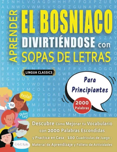 comprar Libro: Aprender El Bosniaco Divirtiéndose Con Sopas De