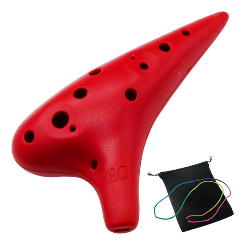 Aestivate Instrumento Ocarina De Plastico 12 Agujeros Alto C