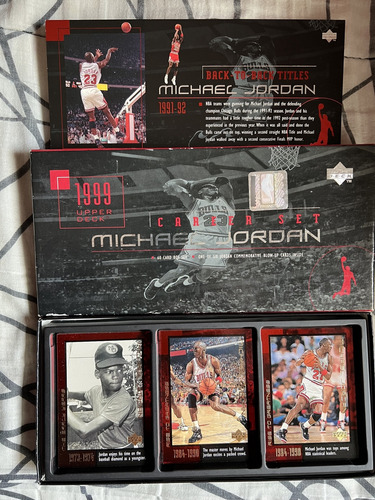 Michael Jordan Career Set. Set Completo De Cartas Nba. Leer. Michael Jordan Escudo