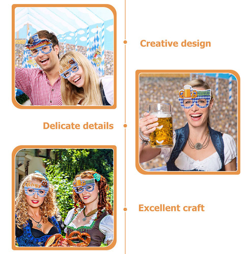 1 Juego De Gafas Decorativas Para Fiestas, Gafas Festivas De