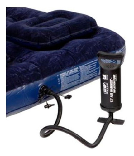 Colchón Inflable Campin 2 Plazas + 2 Almohadas +inflador New