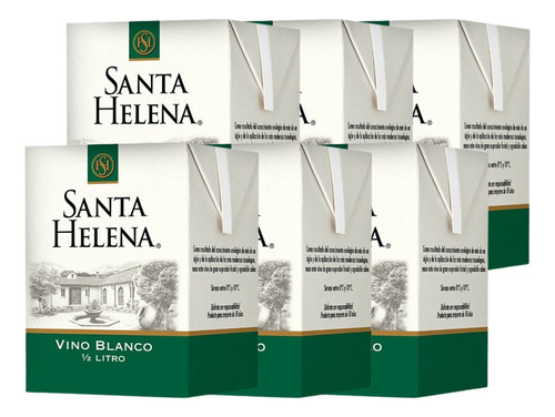 Vino Blanco Santa Helena Tetra 500 Ml - Pack 6 Unidades