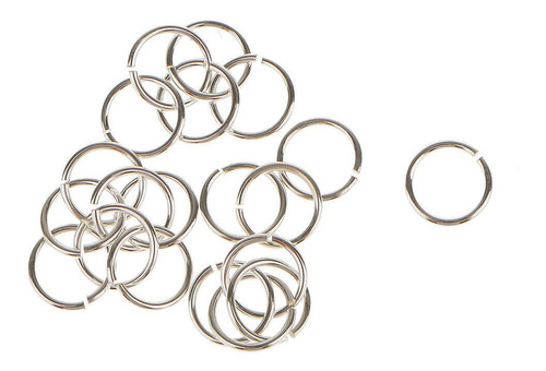 Imagen 5 de 7 de 40 Piezas Anillos De Salto De Plata De Ley 925 Para Hacer