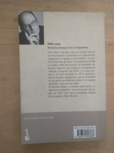 Historia Integral De La Argentina, Tomo X - Félix Luna (Usado)