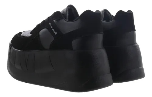 Tênis plataforma lu fashion sola alta sales