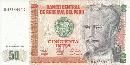 Perú 50 Intis 1987