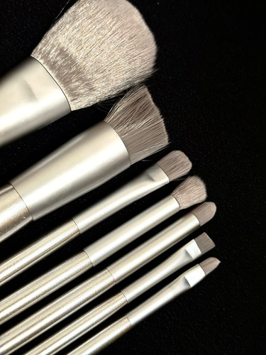 Brochas De Maquillaje Ruby Face 7 Brochas Gris