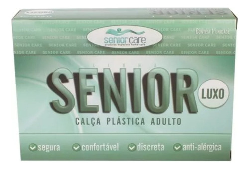 Calça Plastica Geriatrica Sem Botão Senior Care Luxo 13122 Tamanho P