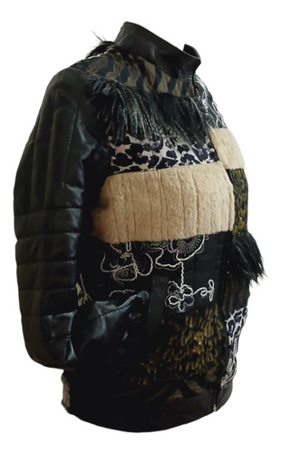 Campera Bomber Importada De Cuero Vintage Impecable (Usado)