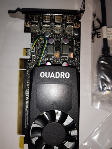 Tarjeta De Vídeo Nvidia Quadro P1000 Perfil Bajo Minidp (Usado)