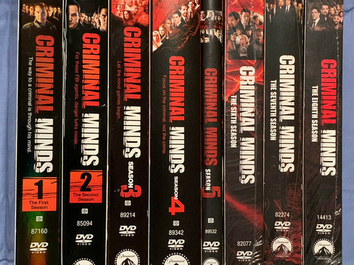 Criminal Minds Dvds Seasons 1- 8  Mma
