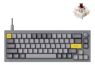 Teclado P/ Pc Keychron Q2 Diseño Compacto 65% Switch Marrón