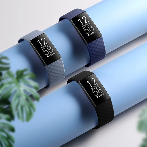 Imagen 3 de 6 de 3 Mallas De Reloj Fitbit Charge 4 / Charge 3 / Talle Large