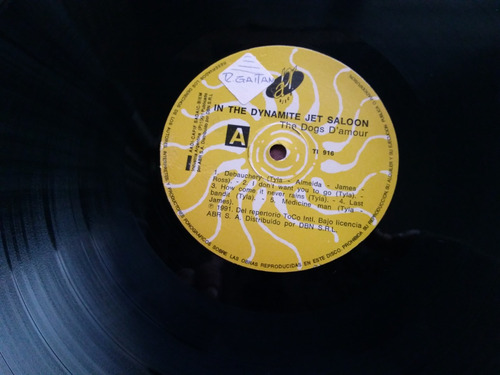The Dogs D'amour - In The Dynamite Jet Saloon Vinilo (Usado)