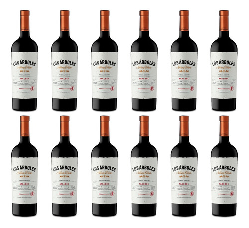 Vino Los Arboles Malbec 750ml X12 Zetta Bebidas