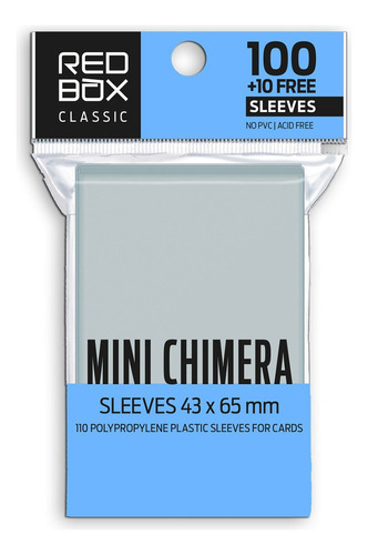 Protector Classic Mini Chimera (43X65 Mm) 110 Unidades, de Red Box. Editorial Bureau de Juegos, edición 1 en español