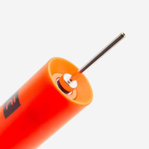 Bomba Para Inflar Balones De Acción Simple Essentiel Kipsta Color Naranja