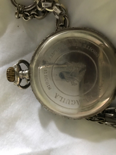Relógio De Bolso Em Prata De Lei
