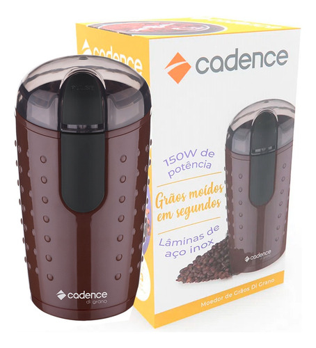 Moedor de café elétrico Cadence Di Grano mdr302 marrom