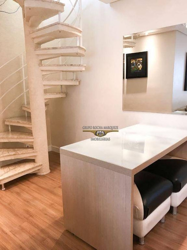 Imagem 2 de 30 de Cobertura Com 3 Dormitórios À Venda, 122 M² Por R$ 900.000,00 - Tatuapé - São Paulo/sp - Co0051