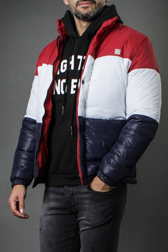 Imagen 2 de 9 de Campera Tricolor Hombre No End 38461