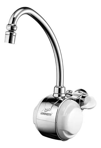 Foto real de Torneira Eletrica Versatil 5500W 220V Cromada