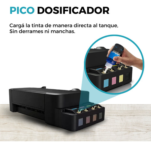 Botella De Tinta Negra Black Dye Universal Tipo 664 673 70 Ml Cm3 Global Electronics Compatile Con Impresoras Epson Inkjet