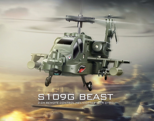 Sale! Helicóptero Rc Apache / Drone / Envío Gratis!
