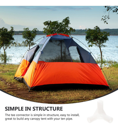 40 Conectores De Codo Para Acampar, Tubos De Carpa, Toldo Y