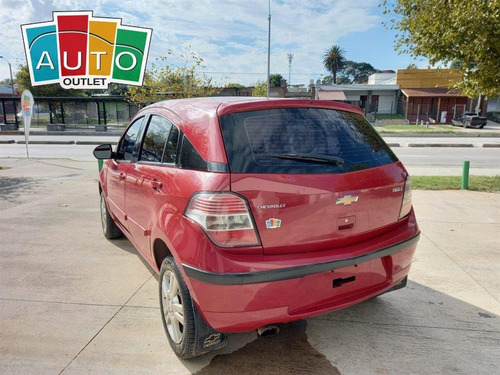 Chevrolet Agile Ltz 2010 Rojo 5 Puertas