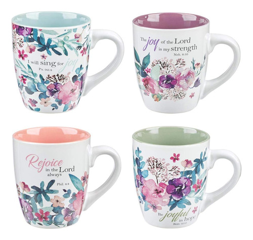 Juego De Tazas De Cerámica De Christian Art Gifts Para Mujer