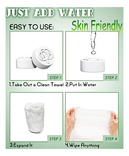 Fancyou Toalla Facial Desechable 500, Toallitas Espesas Para