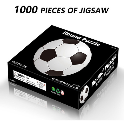 Nuevo Puzles Redondos For Adultos G, 1000 Piezas, Juego