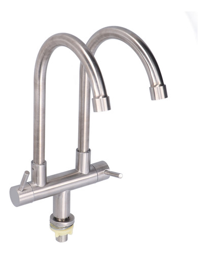 Grifo De Lavabo G1/2 Para Lavabo Universal Giratorio 304