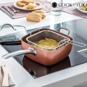 Sarten Antiadherente Copper Chef Cobre Cacerola Vapor Freir