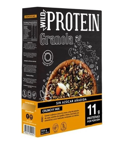 Granola Wild Protein Crunchy Mix 300 G