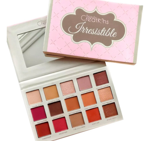 Paleta De Sombras Irresistible Beauty Creations 15 Tonos