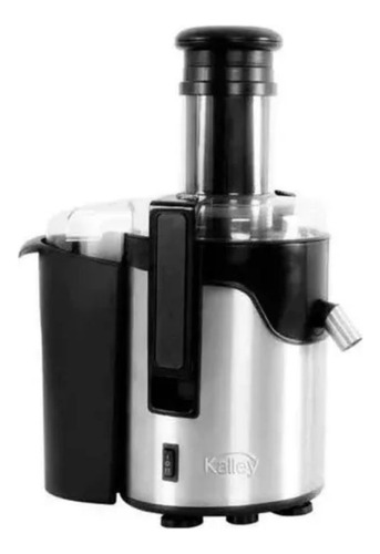 Extractor De Jugos  Kalley K-je750 Plateado/negro