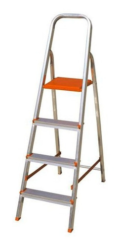 Imagen 1 de 6 de Escalera Aluminio 147 Cm 4 Escalones Vonne