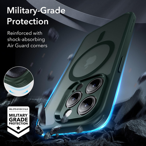 Conjunto De Capas Esr Para iPhone 15 Pro Max Com Protetor De