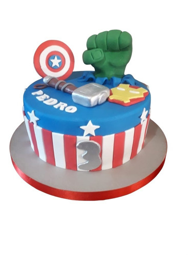 Tortas Decoradas Infantiles ! Super Heroes Y Varios ! Envios