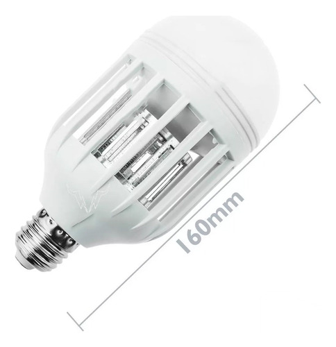2 Piezas Foco Led Mata Mosquitos Insectos Lampara Repelente