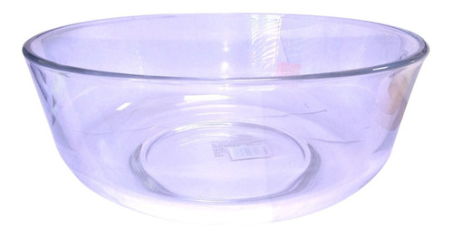 Ensaladera Bowl Vidrio Liso 21cm Resistente Cocina Hogar C